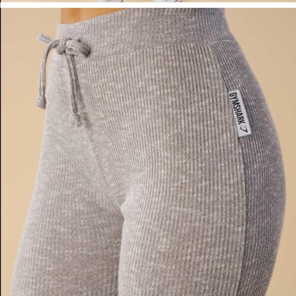 Gymshark Slounge Leggings Light Grey Marl XS